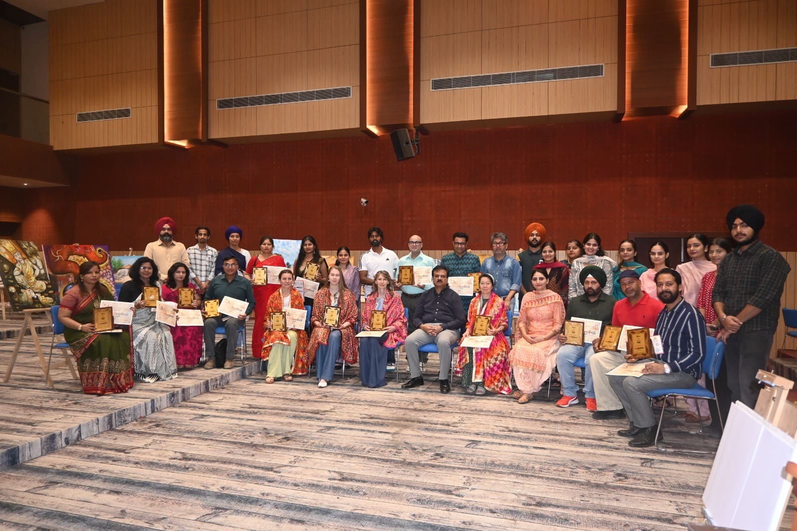 Group photograph of participants in Rangotsava 2
